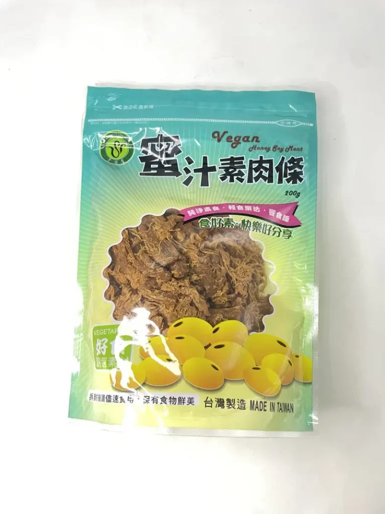 素蒲屋蜜汁素肉條200G